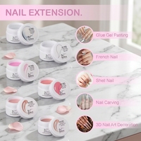 Kit de vernis à ongles en gel TPO sans UV, couleurs assorties, gel solide, avec logo personnalisé OEM ODM pour l'art des ongles et les fournitures de salon de beauté