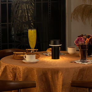 Wholesale Rechargeable Cordless Aluminum <b>Desk</b> <b>Lamp</b> Eco-Friendly Simple Cone Ambient Lighting Remote Control Stylish Decor Piece - Product Image 4