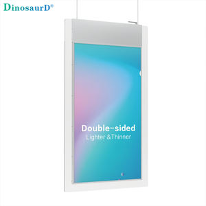 Écran publicitaire <span class=keywords><strong>de</strong></span> signalisation numérique suspendu double face Ultra HD - Product Image 2