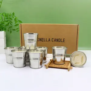 Pequeñas velas de hojalata para las sienes que arden durante más de 8 horas Fábrica de China Venta al por mayor Precio barato Velas pequeñas