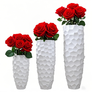Pots à fleurs en plastique transparent, vase en acrylique transparent pour la décoration de bureau moderne, petit récipient pour plantes, support de pot - Product Image 6