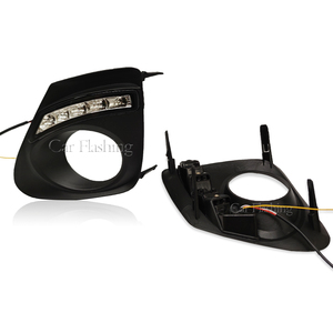 ไฟ LED DRL สำหรับรถยนต์โตโยต้า โคโรลล่า อัลติส ปี 2011 2012 2013 ฝาครอบไฟตัดหมอก ไฟเดย์ไลท์ พร้อมสายไฟ สวิตช์ รีเลย์ ไฟเลี้ยว - Product Image 2