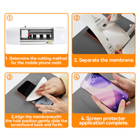 Film protecteur d'écran TPU 0,145 mm HD transparent 120x180 mm en hydrogel pour machine de découpe de films de téléphone et de montre – Vente en gros