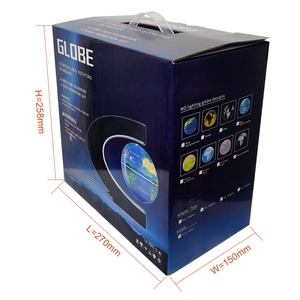 Quả Cầu Nổi Từ Tính Bay Lơ Lửng Xoay Thế Giới 140Mm Hình Chữ C Có Đèn Chiếu Sáng - Product Image 4