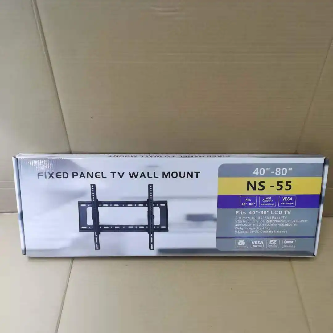 Best Price Tv Mount Wall Bracket Fits 40-80" LCD TV Tilt Wall Mounting Bracket