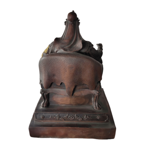 Guan Gong Figure Statue en <span class=keywords><strong>bronze</strong></span> <span class=keywords><strong>ou</strong></span> en <span class=keywords><strong>laiton</strong></span> pour la décoration de la maison Les tailles peuvent être personnalisées - Product Image 4
