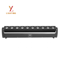 Barre de lumière LED mobile à faisceau 10x40W RGBW 4-en-1 2 °   Contrôle sonore DMX RDM pour l'angle de faisceau lumineux, idéal pour DJ, discothèques, scènes, événements et spectacles