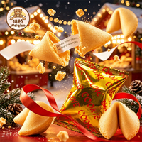 Produit en promotion : Biscuits porte-bonheur en forme de fortune, emballés individuellement, pour fêtes, vente en gros, fournisseur de snacks