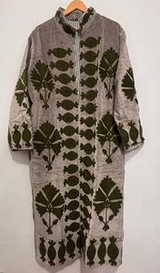 Veste en toile de coton respirante avec doublure en soie crochetée style bohème automne-hiver pour femmes, logo frontal, vente chaude TNT - Product Image 2