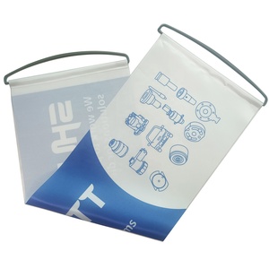 "Dovresti essere qui" Banner rotolante a mano Banner a scorrimento sportivo che pubblicizza lo striscione esultante dei Fan può essere lavato con acqua - Product Image 2