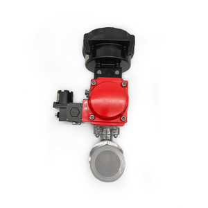 Válvula de Bola Neumática de 2 Vías con Plataforma Alta Sanitaria y Logotipo Personalizado, Conexión de Abrazadera de Acero al Carbono DN15-DN100, Mediana - Product Image 2