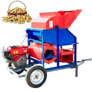 Peanut Harvester Roller Teeth Type Of Chain Automatic Peanut Picker Peanuts Combined Harvesting Machine