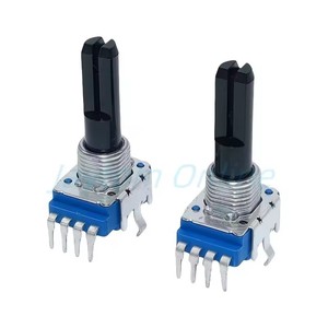 Potentiomètre de mixage RK11 4 broches Flx6 Ddj400 <span class=keywords><strong>Pioneer</strong></span> DJ avec clic central, point central, B103 B10K, longueur d'arbre de 23 mm - Product Image 3
