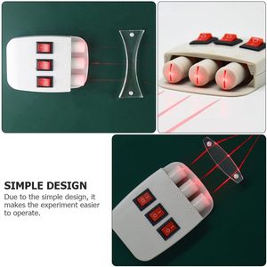 Prisme <span class=keywords><strong>optique</strong></span> en plastique pour expériences de <span class=keywords><strong>physique</strong></span> et de réfraction de la lumière en laboratoire, compatible ISO - Product Image 5