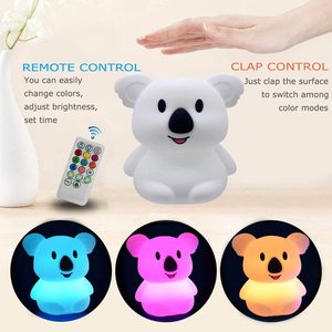 New Creative Cute Night Light Silicone Soft Warm Lighting Baby Room <strong>Table</strong> Usb Rechargeable <strong>Small</strong> Night Lamp for Kids - Product Image 3