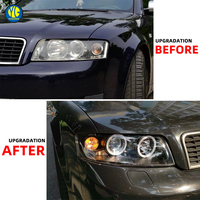 YU GUANG pour Audi A4 B6 2001-2004 Accessoires Auto Phare Projecteur LED Amélioré Angel Eyes Phare Avant