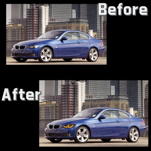 Serie 3 E92 E93 <span class=keywords><strong>328i</strong></span> 335i Coupe LED AFS faro <span class=keywords><strong>modificado</strong></span> DRL 2007-2010 actualización faro delantero lente de proyector para <span class=keywords><strong>BMW</strong></span> - Product Image 2