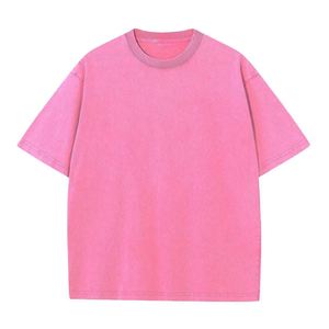 เสื้อยืดคอตตอนแท้ 230GSM สไตล์วินเทจ แขนสั้น สำหรับผู้ชายและผู้หญิง พร้อมโลโก้สั่งทำพิเศษ - Product Image 2