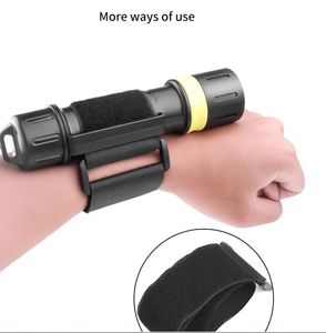 ไฟ LED ดำน้ำแบบสะเทินน้ำสะเทินบก สวิตช์ควบคุมด้วยแม่เหล็ก สำหรับสำรวจถ้ำใต้น้ำลึก ไฟฉายดำน้ำสำหรับตกปลา - Product Image 3