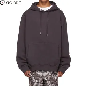 custom solid color men plain hoodies oversize street hoodies
