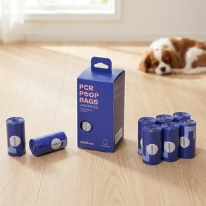 Sacs à déjections canines biodégradables sans odeur, extra larges, épais, imperméables et résistants aux déchirures, vente en gros - Product Image 4
