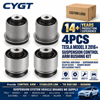 Kit de 4 Silentblocs de Bras de Suspension pour Tesla Model X – Pièces de Remplacement en Caoutchouc pour Bras de Suspension