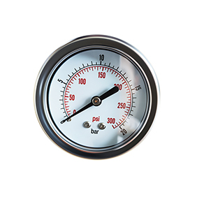 2.5 인치 304 Ss 압력 게이지 황동 부르동 튜브 측면 마운트 진공 압력계 - Product Image 5