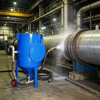 Équipement de sablage abrasif de qualité industrielle pour la préparation de surfaces métalliques lourdes