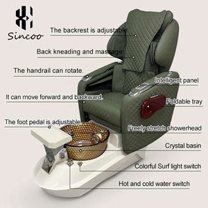 Sillón de Pedicura Profesional de Lujo para Salón, Trono Europeo de Cristal para Manicura de Uñas, Spa de Pies, Silla de Masaje Eléctrica - Product Image 4