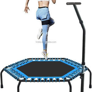 Trampolín de <span class=keywords><strong>Fitness</strong></span> Seguro para Adultos de 50 Pulgadas para Interiores, Cama Elástica Profesional para Salto Deportivo, Venta de Fabricante - Product Image 4