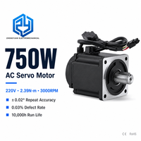 Moteur servo haute précision 750W à rotation de 360° avec testeur et schéma de câblage pour l'automatisation de petites machines