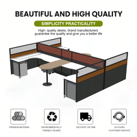 Cloisons de bureau modulaires modernes en acier et verre avec absorption acoustique, design mobile ignifuge pour les écoles et les espaces commerciaux