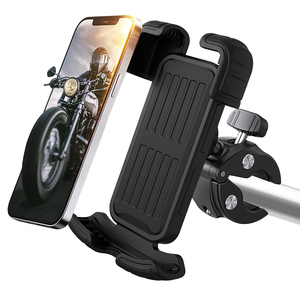 פעולת יד אחת טלפון מתכת קליפ שחור טופר שחור אופניים טלפון הר אופנוע handlebar - Product Image 1