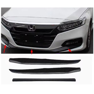 Accessoires extérieurs pour Honda Accord 10e génération 2018 2019 2020 2021 2022 2023 Garnitures de calandre avant Pare-chocs Protection de coin Kit de garnitures - Product Image 1