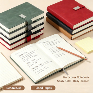 Sheng Kang Packaging Hardcover Notebook Set PU <b>Leather</b> Journal Elastic Band Custom Logo Multiple Colors - Product Image 6