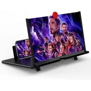 Ampliador de Pantalla MorSun de 12" 3D HD Proyector Lupa para Teléfono Móvil para Películas, Videos y Juegos - Product Image 1