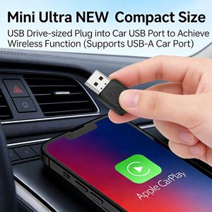 Adaptador Inalámbrico para Carplay, Dongle Inalámbrico para Carplay, <span class=keywords><strong>Caja</strong></span> Mágica Inteligente con IA para Carplay, Reproductor de Transmisión Inalámbrica para Android Auto - Product Image 1