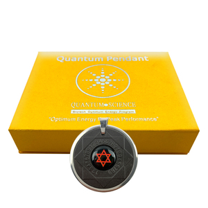 Pendentif quantique étoile de David en acier inoxydable personnalisé ECAMAZ, collier en <span class=keywords><strong>pierre</strong></span> de lave, vente en gros - Product Image 4