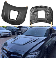 Couvre-capot avant en verre transparent W218, remplacement du capot en fibre de carbone, pièce automobile pour Mercedes Benz 2012-2018 W218 CLS Sport