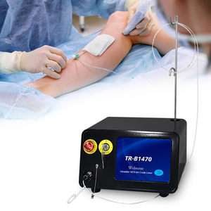 Cirugía médica EVLT Alta potencia 1470nm Venas varicosas Dispositivo de tratamiento láser endovenoso de araña - Product Image 1