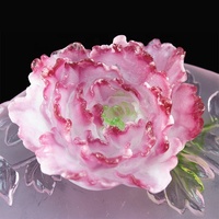 Décoration d'assiette de fruits secs Liuli couleur personnalisable pour la décoration de mariage quantité minimale de commande 10 pièces 290*213*75mm emballage cadeau en verre Art populaire