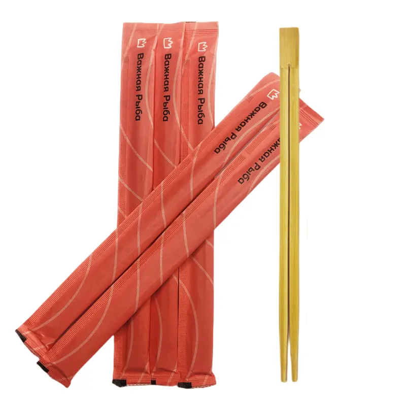 Factory Price Disposable bamboo tensoge chopsticks custom envelope print wooden making machine