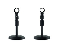 2021 Support de Microphone à Base ronde, en métal, support de Table de bureau avec Clip