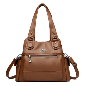 Nouveau Sac à Main de Créateur Tendance pour Femme, Grand Fourre-Tout en Cuir PU Souple, Sac à Bandoulière Élégant - Product Image 4