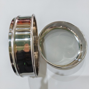 Ensemble complet de tamis de laboratoire en acier inoxydable ASTM, tamis de 1 à 600 microns pour l'analyse par tamisage humide et sec - Product Image 3