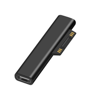 Adaptateur de câble de charge USB-C pour Surface Connect, compatible avec chargeur PD 15V 3A, compatible avec Surface Pro 3/4/5/6/7