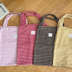 Recycle Checkerboard Striped Tote Shoulder <b>Shopping</b> <b>Bag</b> with Handles Shoulder <b>Reusable</b> <b>Shopping</b> <b>Bag</b> - Product Image 3