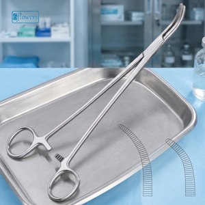 คีมหนีบห้าด้ามยี่ห้อ 6flowers รุ่น Maynihan Hemostatic Forceps ทำจากเหล็กกล้าไร้สนิม สำหรับการผ่าตัดทั่วไป ใช้ด้วยมือ ได้รับการรับรองมาตรฐาน CE ระดับ Class I - Product Image 2
