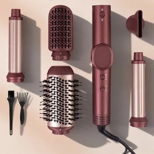 Multi Styler 5 In 1 Hot Air Comb Auto Curling Negative Ion Hair Dryer With Diffuser And Concentrator Nozzle - Product Image 1