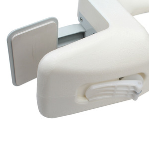 Almohada de baño en forma de corazón, barra de agarre para bañera, color blanco, capacidad de carga de 150kg, no requiere perforación, para ancianos, niños, mujeres embarazadas - Product Image 4